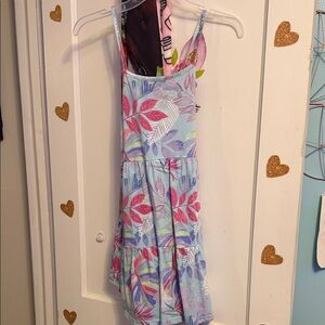 The Children's Place Blue and Pink Floral Dress